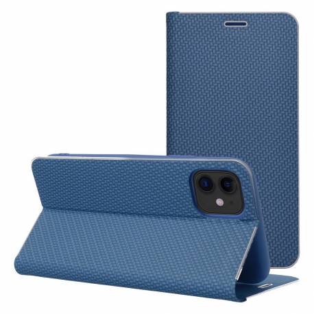 Kabura Luna Book Carbon Do Iphone 16E (Se 4 2025) Niebieski