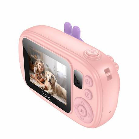 Hoco Dziecięcy Aparat Cyfrowy Z Funkcją Selfie Dv205 Różowy