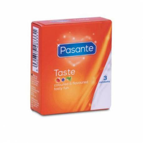 Pasante Taste Mixed Condoms 3Pcs