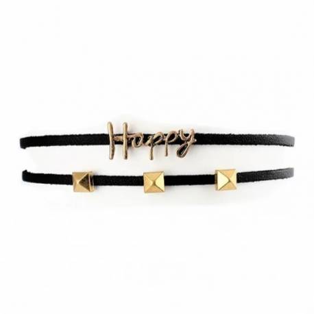 Naszyjnik Choker "happy" N489