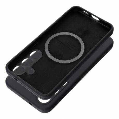 Futerał Silicone 2Mm Do Samsung S25 Edge Kompatybilny Z Magsafe Czarny