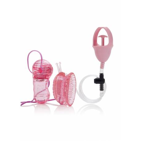 Butterfly Clitoral Pump Pink