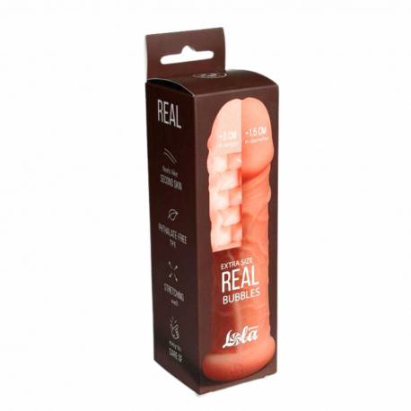 Penis Sleeve Real Extra Size Bubbles