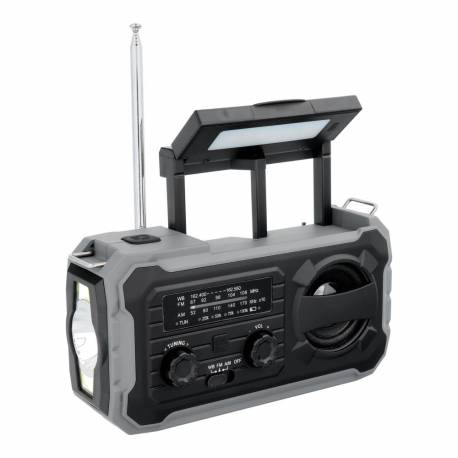 Pristar Radio Fm Z Latarką 4000 Mah Yx328 Czarne