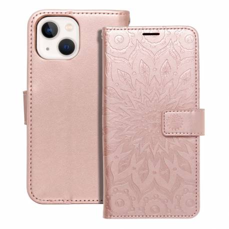 Kabura Mezzo Book Do Iphone 13 Mini Mandala Złoty Róż