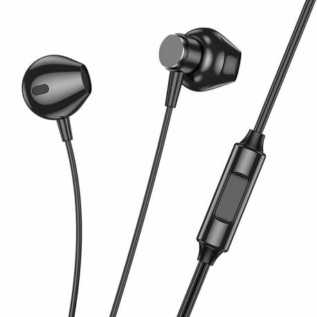 Hoco Słuchawki Przewodowe Jack 3,5 Mm Z Mikrofonem M125 Czarne