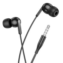 Hoco Słuchawki Przewodowe Jack 3,5 Mm Z Mikrofonem M124 Czarne