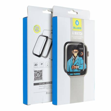 Szkło Hartowane 5D Mr. Monkey Glass - Do Apple Watch 10 46Mm Czarny (Strong Hd)