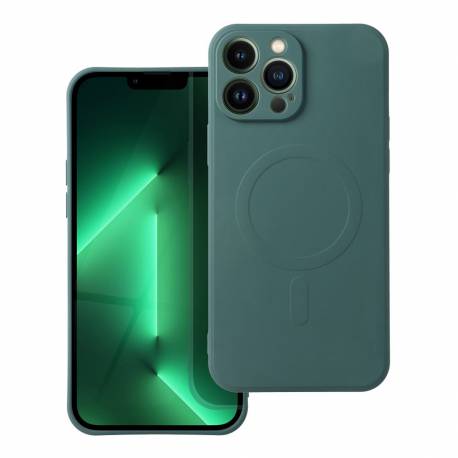 Futerał Silicone Mag Cover Kompatybilny Z Magsafe Do Samsung A56 Zielony