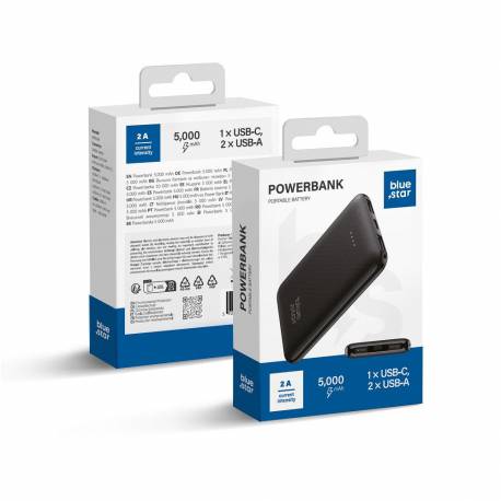Powerbank Blue Star W0539 5000 Mah 2A Czarny