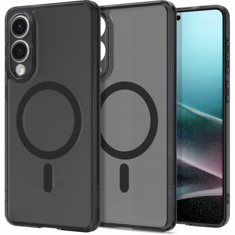 Spigen Futerał Ultra Hybrid Mag Kompatybilny Z Magsafe Do Samsung S25 Edge Frost Black