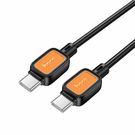 Hoco Kabel Typ C Do Typ C 3A 60W X108 1 M Czarny
