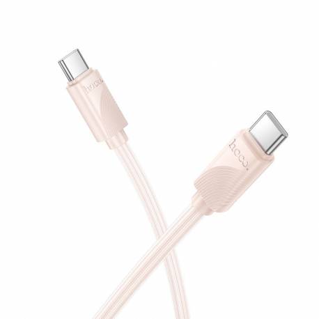 Hoco Kabel Typ C Do Typ C 3A 60W X114 1 M Różowy