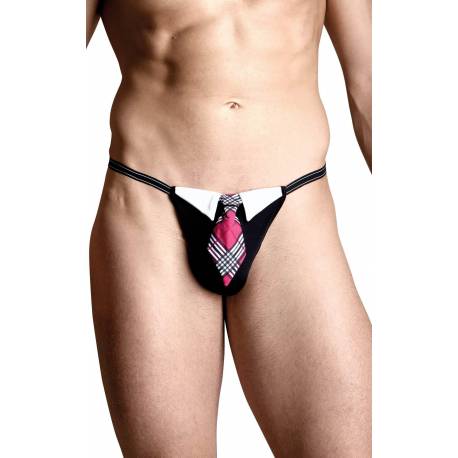 Mens Thongs 4491 - Black S/l