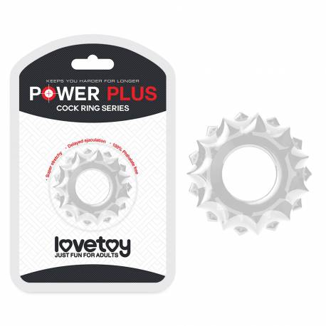 Power Plus Cockring Clear