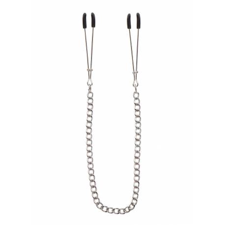 Tweezers With Chain Silver