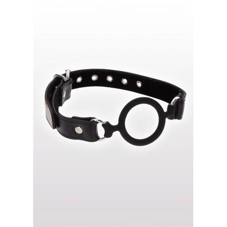 Open Ring Gag Black