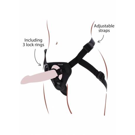 Strap-On Harness Black