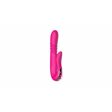Deluxe Twirling Vibrating Thruster Red