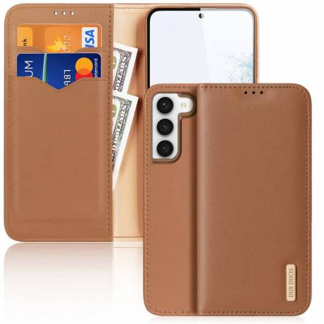 Dux Ducis Kabura Hivo Do Samsung S23 Plus Brązowa