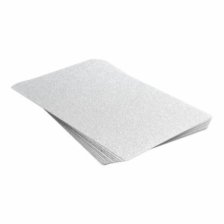 Folia Do Cięcia Do Plotera Na Tył Telefonu 180 X 120 Mm 10 Sztuk - Srebrna