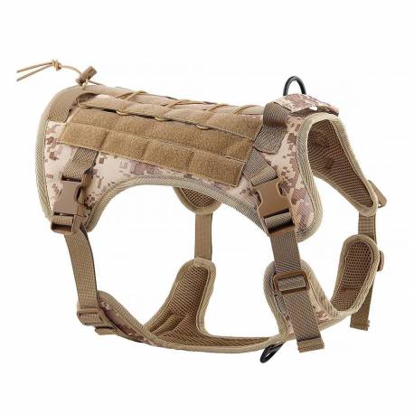 Szelki Dla Psa Tactical Rozmiar M Brązowe
