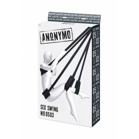 Anonymo Sex Swing, Velour, Black