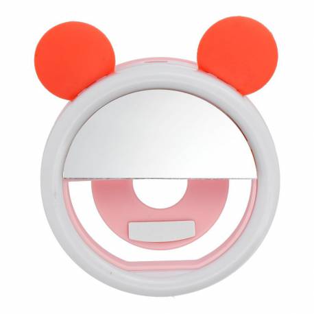 Lampa Led Ring Do Selfie Na Telefon Rk12 Pomarańcz