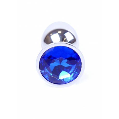 Plug-Jewellery Silver Plug- Dark Blue