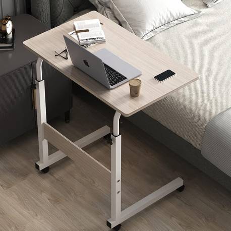 Mobilne Biurko Stolik Pod Laptop Tablet, Regulowane Na Kółkach Stl03Wz4