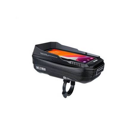 Wildman Sakwa Rowerowa Na Kierownicę Na Zamek 0,6L (4" - 7") Xt3 Czarna