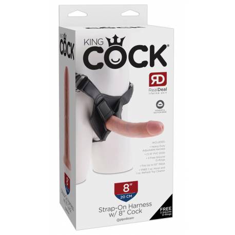 King Cock Strap-On 8 Inch