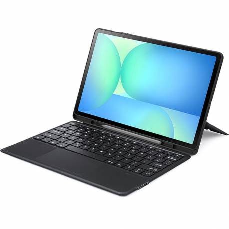 Dux Ducis Etui Dk Składane Z Klawiaturą Bezprzewodową Do Samsung Tab S10 Fe Plus Czarne