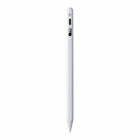 Dux Ducis Rysik Stylus Sp-06 Do Ipada Z Ładowaniem Bezprzewodowym I Wyświetlaczem Biały