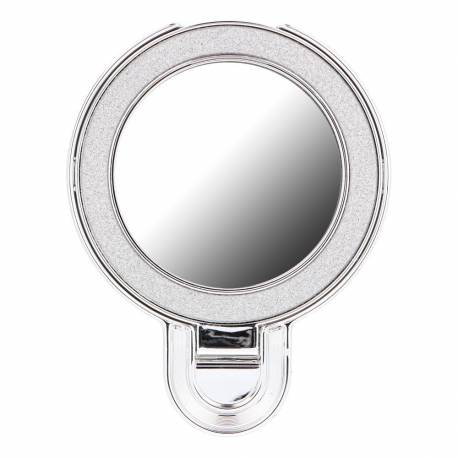 Stojak Na Telefon Circle Mirror - Naklejany - Srebrny