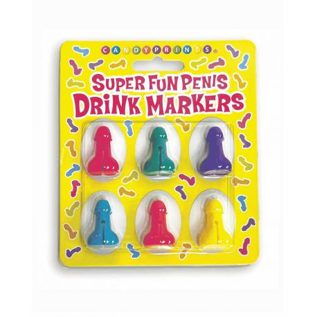 Super Fun Penis Silicone Drink Markers