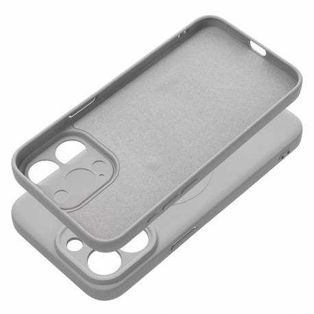 Futerał Silicone Mag Cover Kompatybilny Z Magsafe Do Iphone 16 Pro Tytanowy Szary