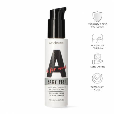 A Is For Easy Fist – Creamy Anal Lubricant 120 Ml