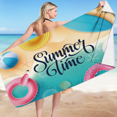 Ręcznik Plażowy Prostokątny Summer Time 150X70 Rec54Wz10