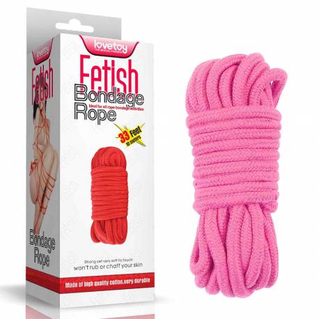 10 Meters Fetish Bondage Rope Pink