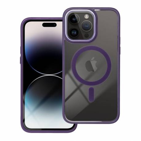 Futerał Color Edge Mag Cover Kompatybilny Z Magsafe Do Iphone 14 Pro Max Fioletowy