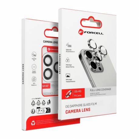 Szkło Hartowane Forcell Premium Do Aparatu - Do Iphone 12 Pro Max Złoty