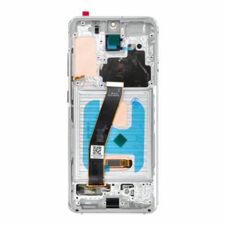 Wyświetlacz Lcd Do Samsung S20 4G White Soft Oled Z Ramka