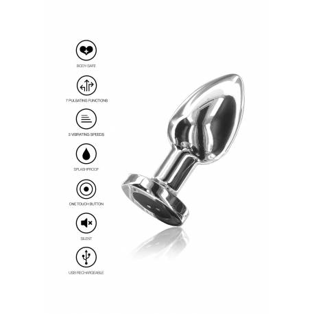 Buttplug Vibr. Small Silver