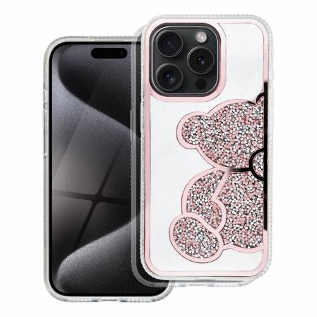 Futerał Teddy Bear Do Iphone 17 Pro Różowy