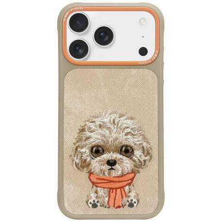 Nimmy Futerał Big Eyed Pet 2.0 Dog Do Iphone 17 Pro Beżowy
