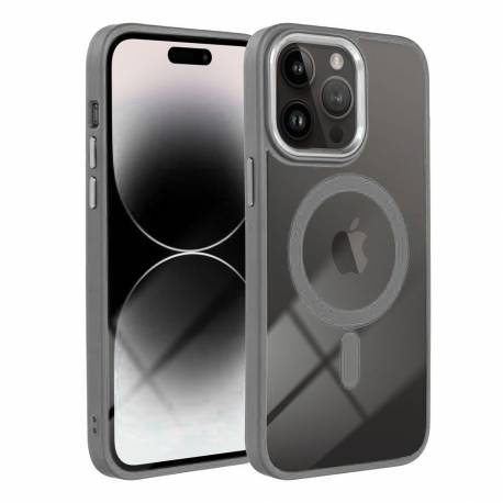 Futerał Color Edge Mag Cover Kompatybilny Z Magsafe Do Iphone 17 Pro Max Tytanowy Szary