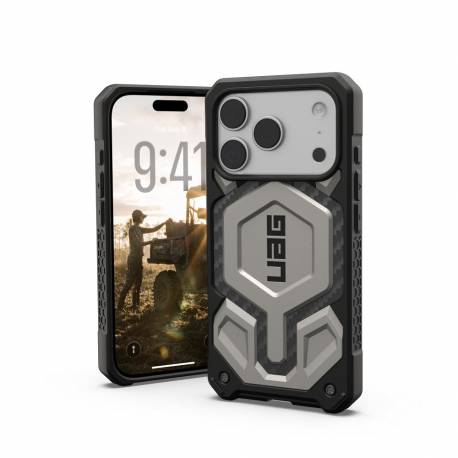 Uag Urban Armor Gear Futerał Monarch Pro Kompatybilny Z Magsafe Do Iphone 17 Pro Titanium