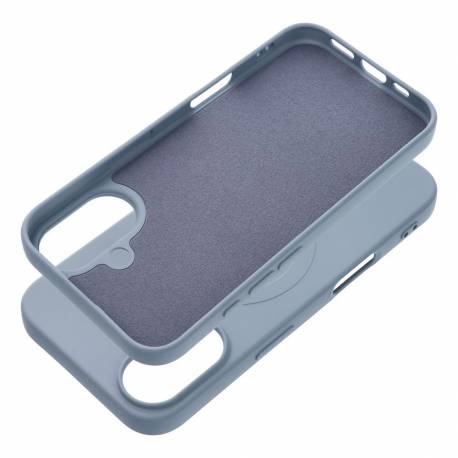 Futerał Silicone Mag Cover (Big Hole) Kompatybilny Z Magsafe Do Iphone 17 Air Jasny Niebieski