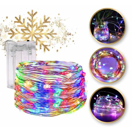 Światełka Lampki Na Żyłce Wewnętrzne 20 Led Multikolor Lamp25Multi